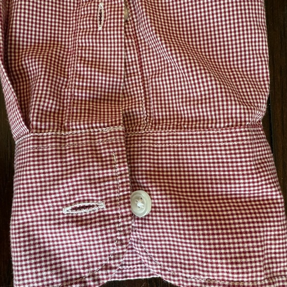 J Crew, Slim Flex Shirt, Men’s, L, Red Gingham - Picture 6 of 6